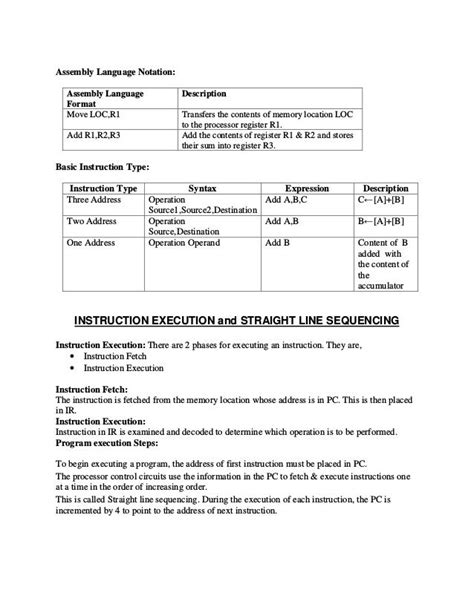 COMPUTER ORGANIZATION NOTES Unit 2