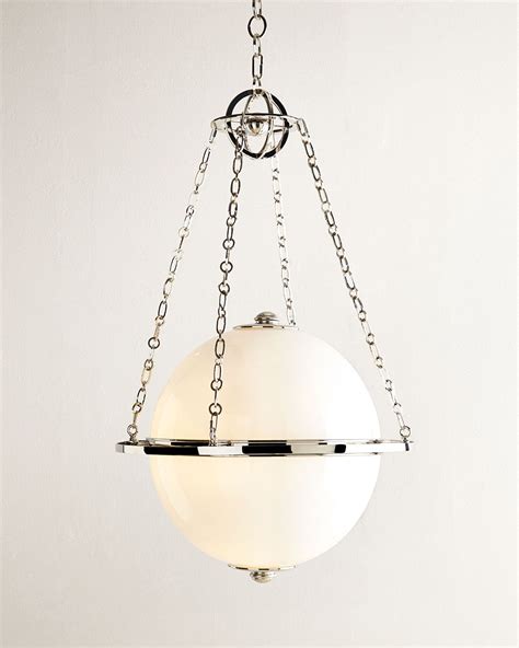 Visual Comfort Orb Two-Light Pendant | Orb pendant light, Pendant ...