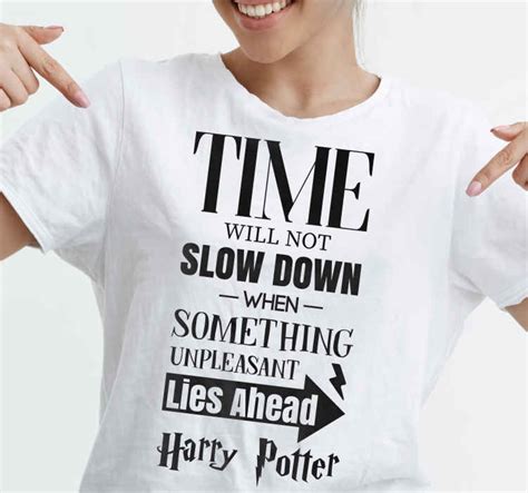 Harry Potter Time's Quote custom t-shirt - TenStickers