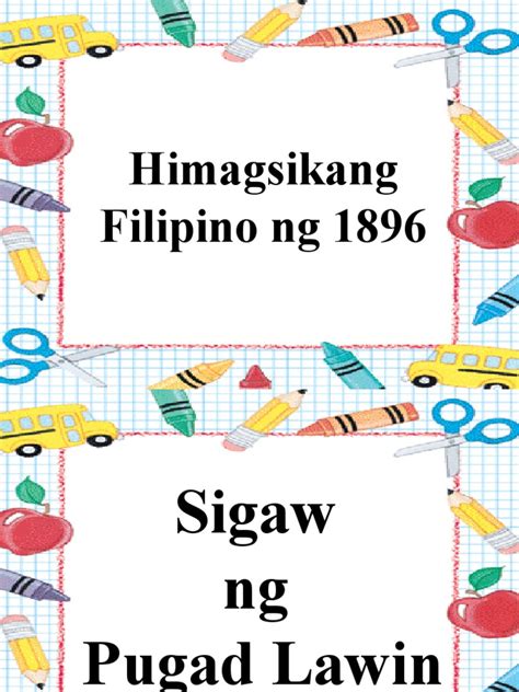 Himagsikang Filipino NG 1896 | PDF