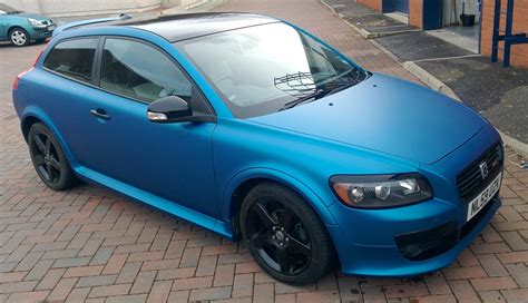 Matte Metallic Blue Volvo c30