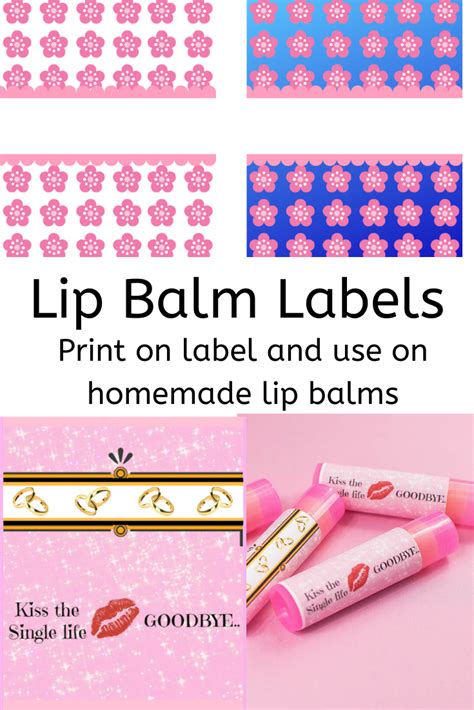 Printable Lip Balm Label Template Free