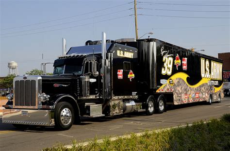 Hauler, Transporter, NASCAR | Nascar trucks, Nascar race cars, Big trucks