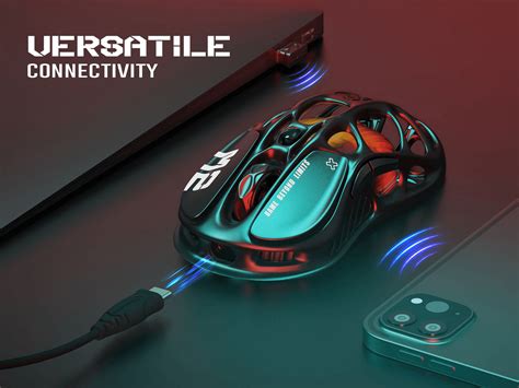 Mercury M2 Wireless Gaming Mouse - Stealth Black｜GravaStar