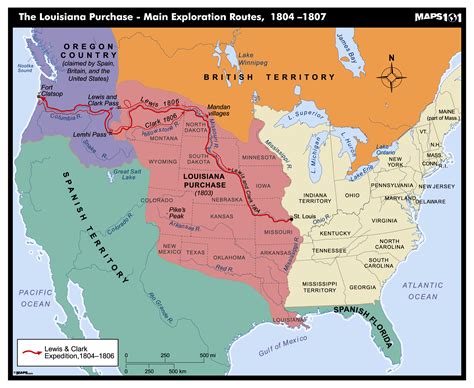 Louisiana Purchase Map Worksheet