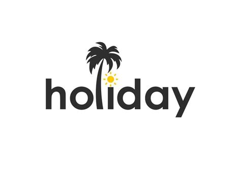 holiday wordmark | Logo design, Logo design inspiration, Best logo design