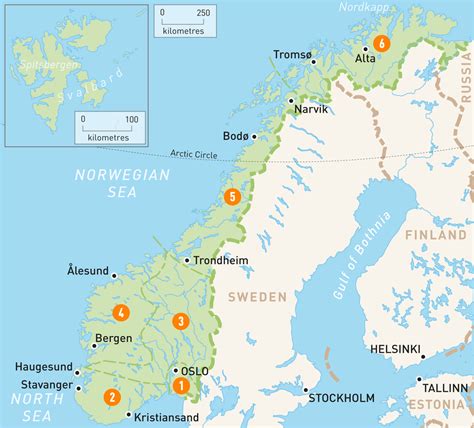 Map of Norway | Norway Regions | Rough Guides | Norway map, Norway ...