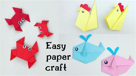 Paper Craft For Kids Easy Fan Origami Preschool Craft - vrogue.co