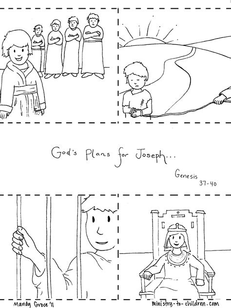 Story Of Joseph Coloring Pages