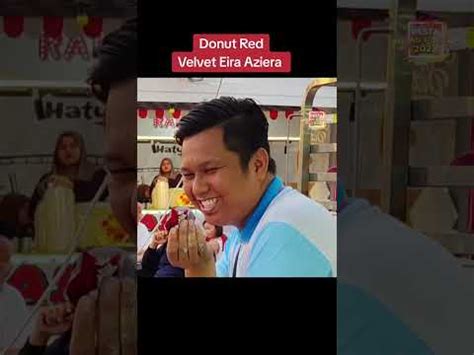 Mai la try donut red velvet by eira aziera..sedap geng !! - YouTube