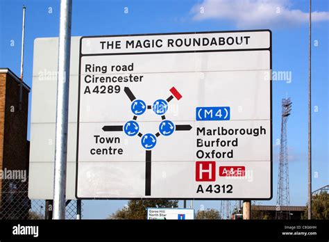 The Magic Roundabout Swindon Stock Photo - Alamy