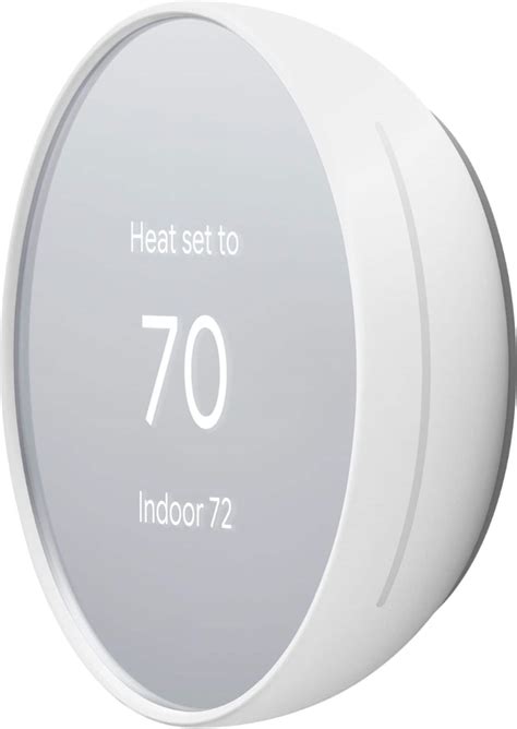 Google Nest Smart Programmable Wifi Thermostat Snow GA01334-US - Best Buy