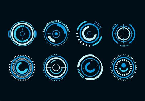 Circle Hud Futuristic Vector . Choose from thousands of free vectors, clip art designs, icons ...