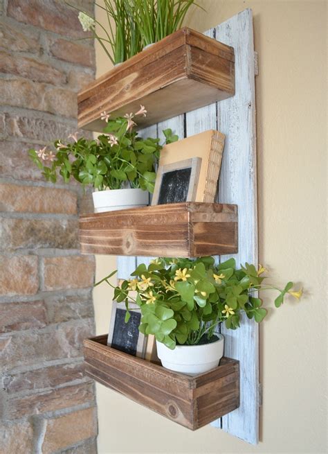 DIY Wooden Wall Planter - Little Vintage Nest