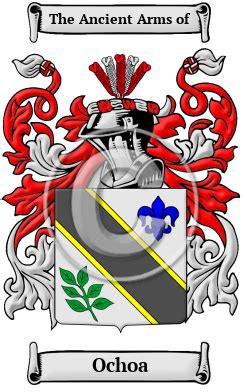 Ochoa Name Meaning, Family History, Family Crest & Coats of Arms