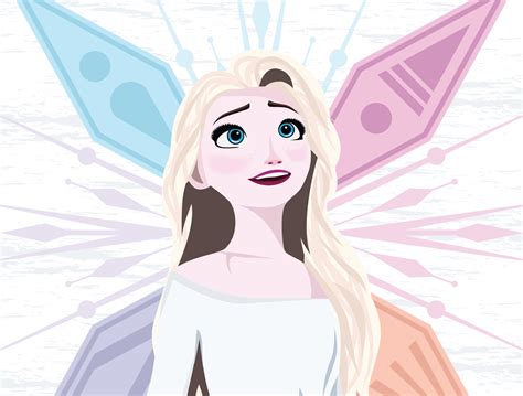 Frozen 2: Elsa Vector Art by JM Santos on Dribbble