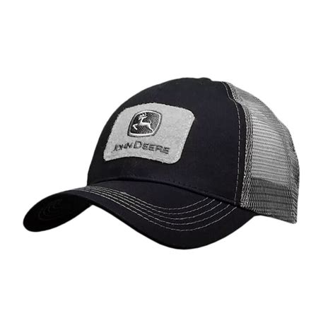 John Deere Black Tactical Patch Hat - VC Traders