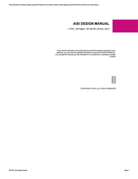 Aisi design manual by nezzart15 - Issuu