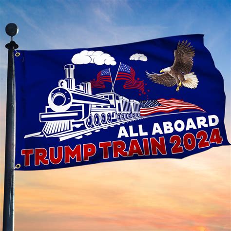 Trump Train Flag – I Love My Freedom