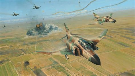 'Double Strike', by Robert Taylor (Israeli Air Force F-4 Phantom IIs ...