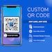 Custom Logo QR Code, QR Code Stickers, Custom Sticker, Logo Stickers, QR Code, Qr Decal, Qr Code ...