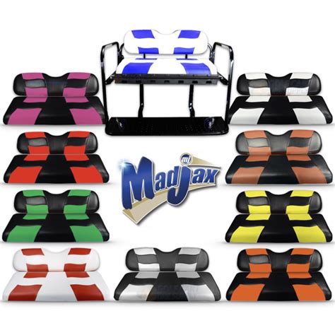 MADJAX Riptide Two Tone Rear Seat Covers (Chose Your Colors!) | GCTS