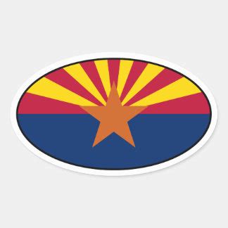 Arizona Flag Stickers | Zazzle