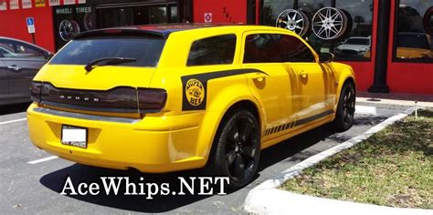 Ace-1: Custom 2014 SRT Yellow Dodge Magnum