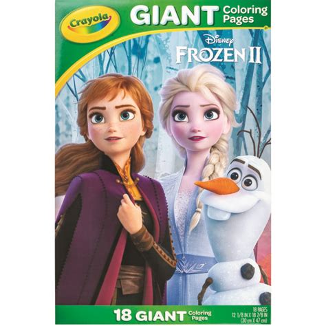 Crayola Frozen Giant Colouring Pages | BIG W