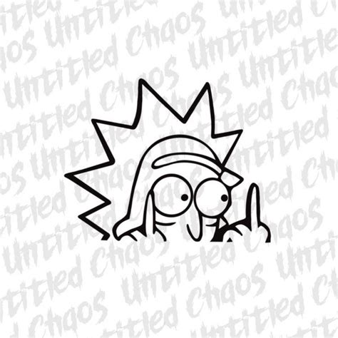 Car Sticker Rick and Morty - Etsy Canada