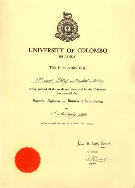 EDBA (University of Colombo) - Razak Athif Murad Fahmy