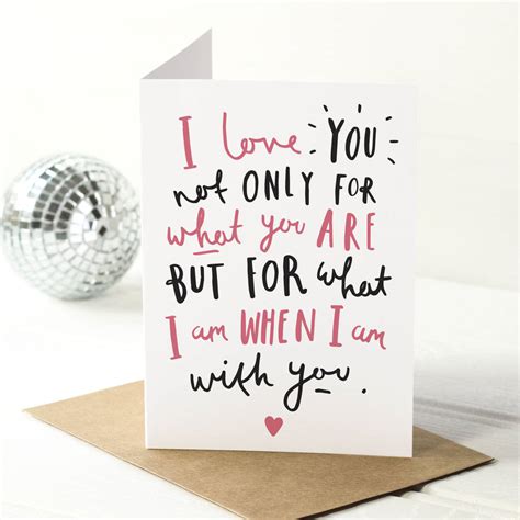 i love you quote valentine's day card by old english company ...