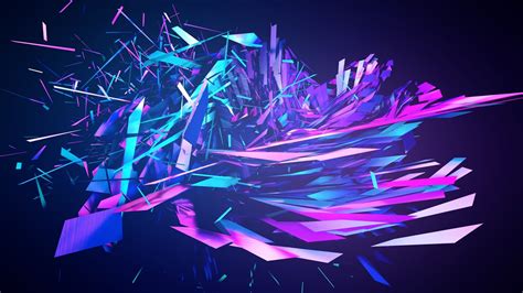 Particle Explosion 4K wallpaper