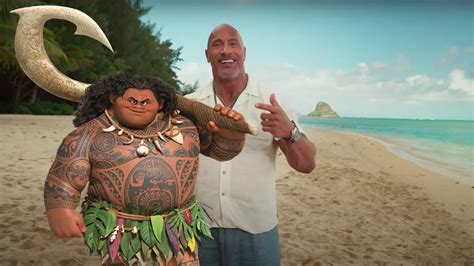 Moana will have a Live-Action movie with Rock Johnson as the ...