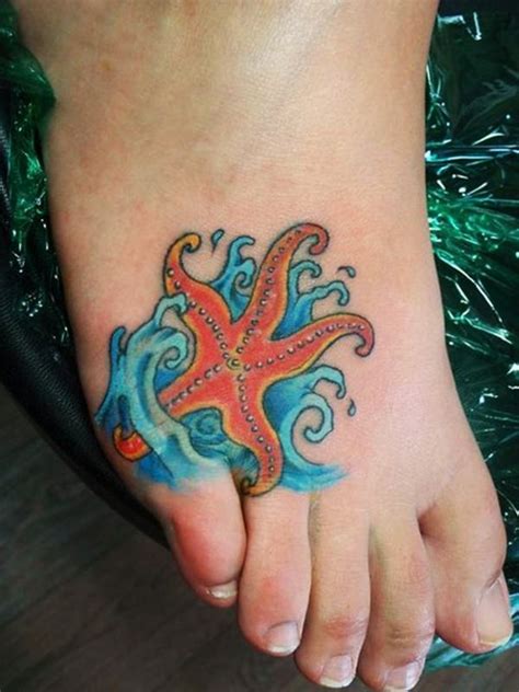 75 Starfish Tattoo Designs