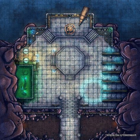 [Battlemap] The Alchemist's Workshop [30x30] : FantasyMaps | Dungeon maps, Dnd world map ...