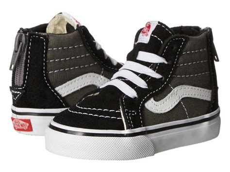 Vans Kids Sk8-Hi Zip (Toddler) at Zappos.com