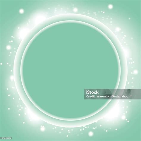 Green Light Bokeh Circle Background Stock Illustration - Download Image ...