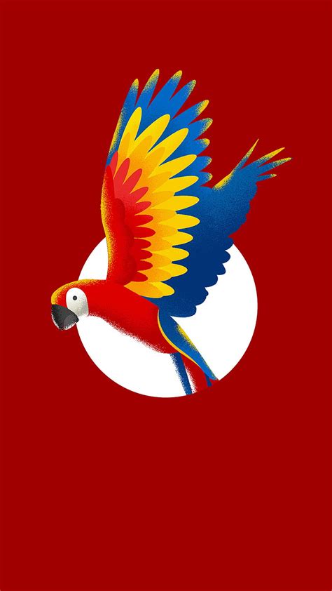 2K free download | Birdy, animal, art, bird, desenho, fly, graphic, illustration, jungle, red ...