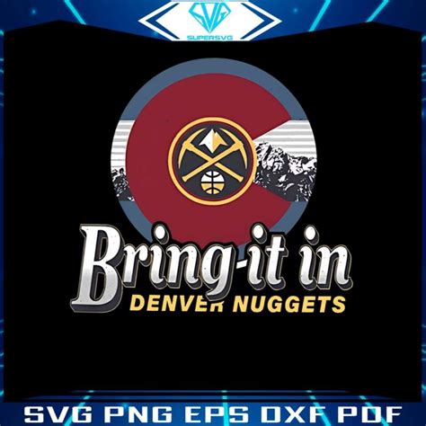 Denver Nuggets 2023 NBA Basketball Team Png Silhouette Files