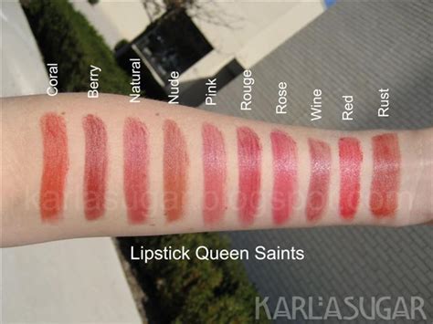 Lipstick Queen swatches