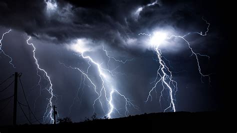 Online crop | HD wallpaper: lightning, thunder, sky, thunderstorm, atmosphere, darkness ...