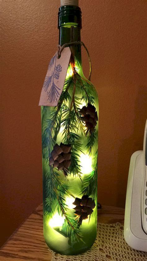 40 Fantastic DIY Wine Bottle Crafts Ideas With Lights (3) - doityourzelf