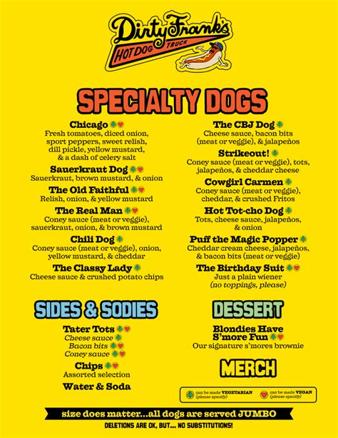 Our Food Truck | Dirty Frank's Hot Dog Palace