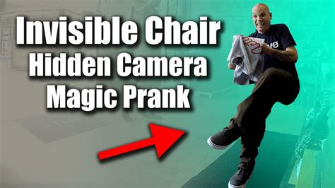 The Invisible Chair Magic Prank 3 - YouTube