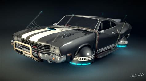 Hover Car model (Blender 3D) by TomWalks on DeviantArt