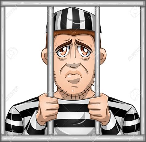 clipart man in jail - Clipground