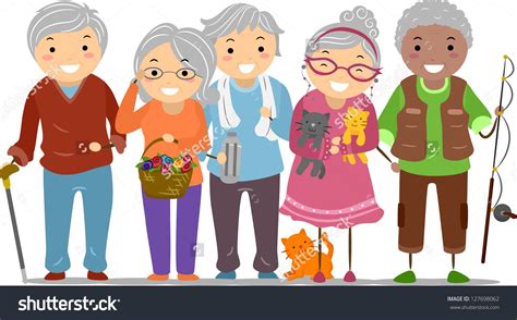 Image result for group of old people cartoon | Life insurance for ...