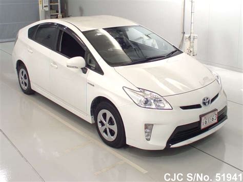 2014 Toyota Prius Hybrid White for sale | Stock No. 51941 | Japanese ...