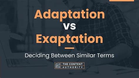 Adaptation vs Exaptation: Deciding Between Similar Terms